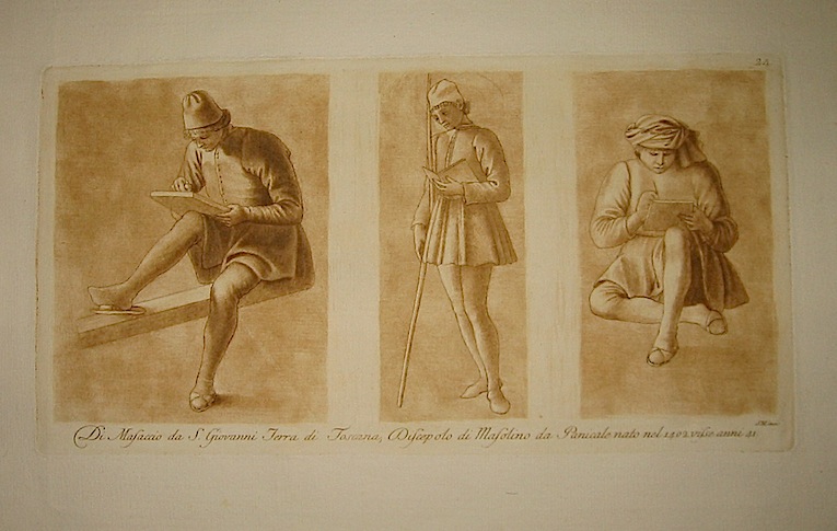 Mulinari Stefano (1741 ca. - 1790 ca.) Di Masaccio da S. Giovanni Terra di Toscana, Discepolo di Masolino da Panicale... 1778 Firenze 